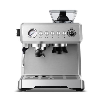 China 2023 Coffee Coffee Machine 2023 Sales Hot Bean Foaming Grinding Hot Water System 4 In 1Multifunctional Coffee Machine 20bar 2L Capacity for sale