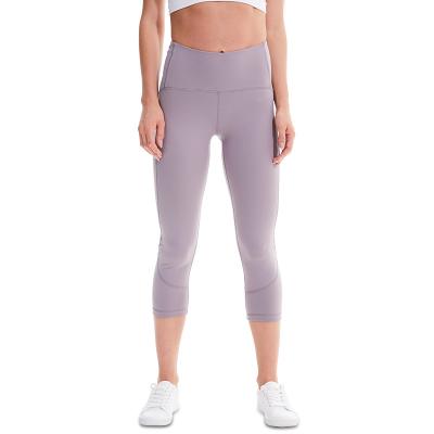 China 2021 New High Waist Breathable Yoga Pants Cropped Fitness Pants Sports Leggings Women Sweatpants Jogging for sale