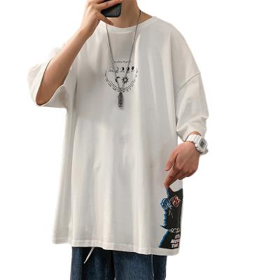 China Breathable Men's O-Neck Tops T-shirt Summer Fashion Casual Men's Clothing Male Shortsleeve Tops Tee 2021 New for sale