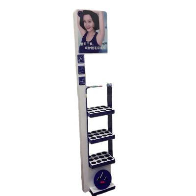 China Factory Retail Environmental Friendly Acrylic Customized Makeup Show Elegant Advertising Cosmetic Display Stand for sale