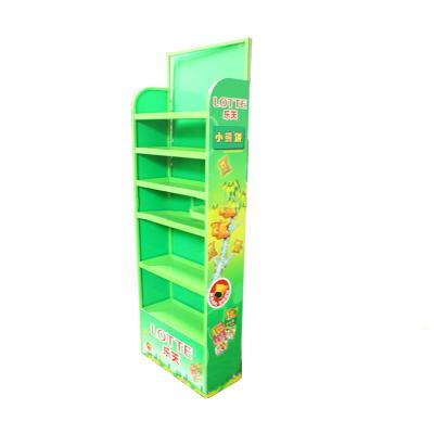 China Single Sided Factory Directly Sell 6-Tier Portable Folding Candy Display Rack For Supermarket for sale