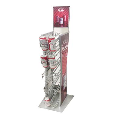 China Shelf Display Beer Display Rack Retail Environmental Friendly Rotating Display Rack WYH-19011041 for sale