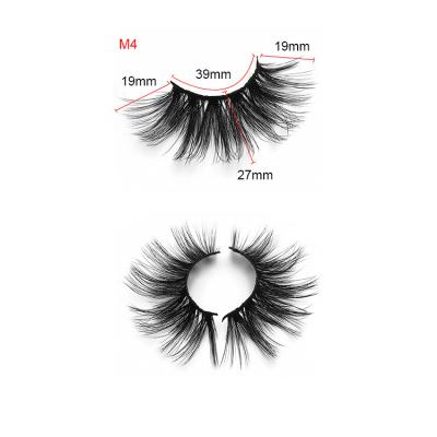 China From Fauk Natural Mink Full Strip Eyelashes Top Box Eyelash Supplier Ever for sale