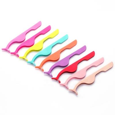 China Hot Selling Private Label Eyelash Extension Tweezers Non-specific Custom Custom Eyebrow Tweezers Manufacturer Colorful for sale