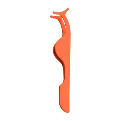 China Orange Eyelash Extension Tweezers Best Selling Non-Specific Amazon Eyelash Color Eyebrow Tweezers for sale