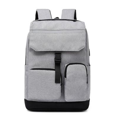 China Large Waterproof Mochila Men Backpack School Bag For Teenage Student College Backpack Multifunctional Back Bag Teenage Oxford Gray Back Pack Boys USB for sale