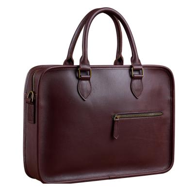 China Fashion Men's Handbag Coffee Shop Fashion Shoulder Shopping Bag PU Vintage Business Men's Big Briefcase Men's Casual Leather Laptop 15 Inch Bag for sale