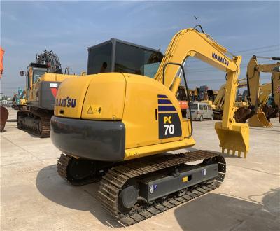 China Used 7 Ton Komatsu Crawler Excavator PC70 0.31m3 for sale