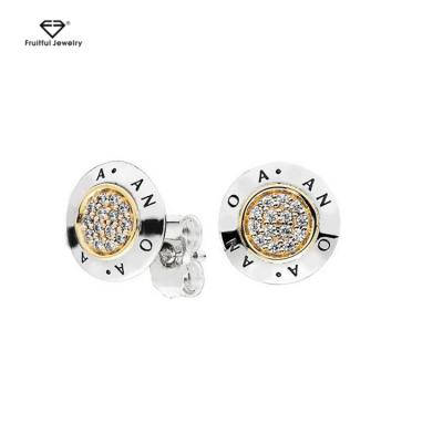 China 925 Retro High Quality Earrings Wholesale CLASSIC Real 925 Sterling Silver Silver Diamond Earrings for sale