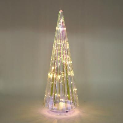 China All Regions Christmas Tree Glitter Christmas Table Decor Mantle Decorative Holiday Table Centerpiece for sale