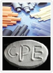 Chine CPE chloré blanc 135A CAS 63231-66-3 de polyéthylène d'additifs de profil de fenêtre de PVC à vendre