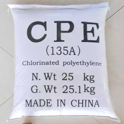 China White Powdered PVC Processing Aid  Chlorinated Polyethylene CPE 135A for sale