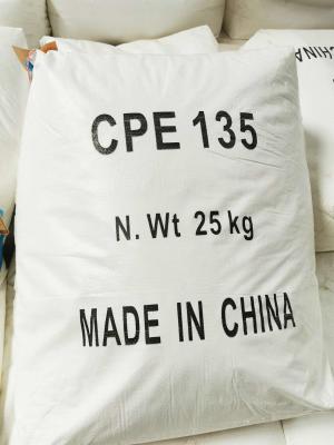 China Toughen Agent Chlorinated Polyethylene CPE 135A White Powder for sale