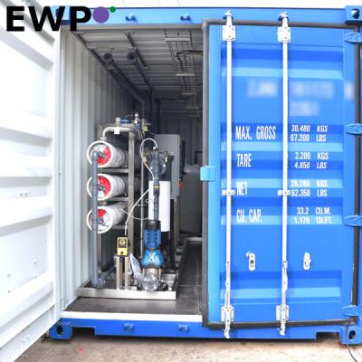 China Thermal Power Plant Containerized Ultra Pure Water Treatment /RO System With Pretreatment And EDI System In Thermal Power Plant for sale