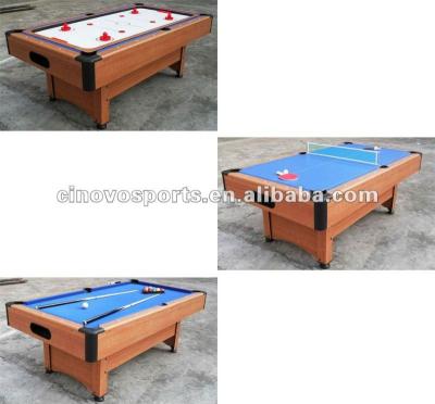 China 3 IN 1 Multi Functional Billiard Table & Air Hockey Table/Pool Table/Air Hockey Table/Tennis Table HB3701 for sale