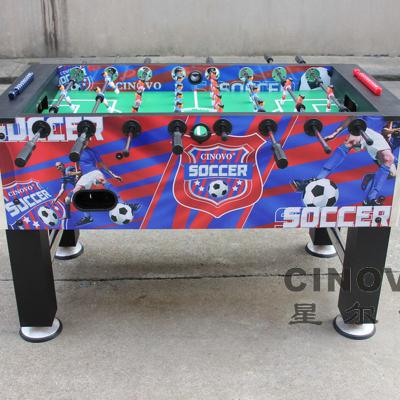 China Electronic MDF Foosball Table With Electronic Scoring for sale