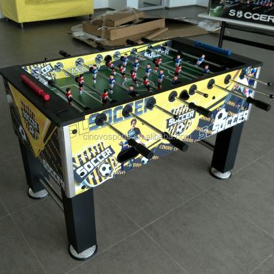 China MDF With Electronic PVC Foosball Table With Electronic Scoring for sale