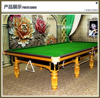 China Professional 12ft Leather Snooker Pool Table Cheap Price for sale