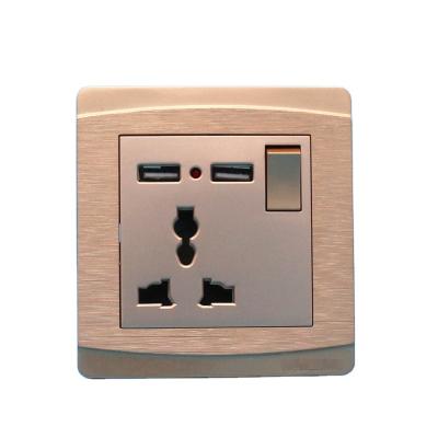 China UK Standard Home 13A Multi With 2 USB Light Switch Socket for sale