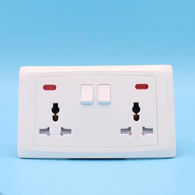 China Double k Residential / Multipurpose Electric Multi Universal Electric Wall Outlet for sale