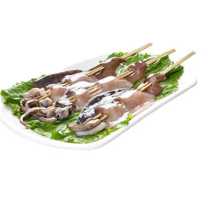 China 2021 Nutritious New Style Squid Skewers Manufacturers Frozen Squid Skewers10kg/Block for sale