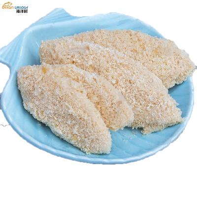 China Shandong Ocean Village Food Natural Flavor Fish Fillet Fish Fillet Low Fat Fresh Breaded Frozen Breaded Packaging 1kg*10bag for sale