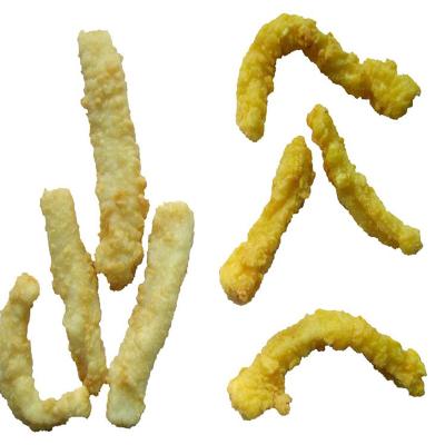 China Hot Selling Nutritious High Quality Health Food Shandong Ocean Village Delicious Bread Crumb Wrapped Breaded Squid Strip for sale