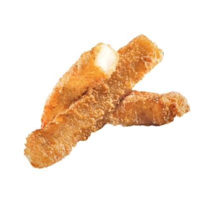 China Bestselling Food Supplier High Quality Healthy Nutritious Squid Strip Frozen Breaded Breaded Shandong Ocean Village Squid Strip for sale