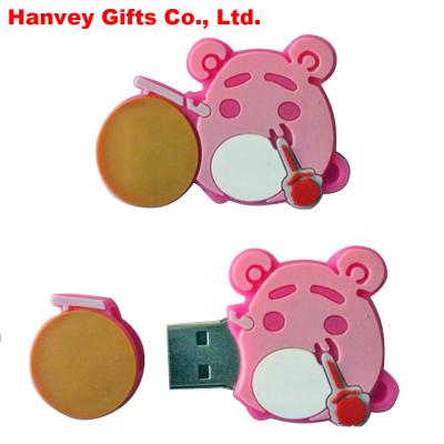 China Wholesale High Quality Promotional Cheap Wholesale PVC Animal 1gb usb soft soft animal flash drive,usb stick for sale