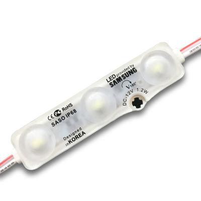 China 3 Chips 5730SMD LED Module Lights , Ultrasonic DC 12v LED Light Modules With Lens for sale