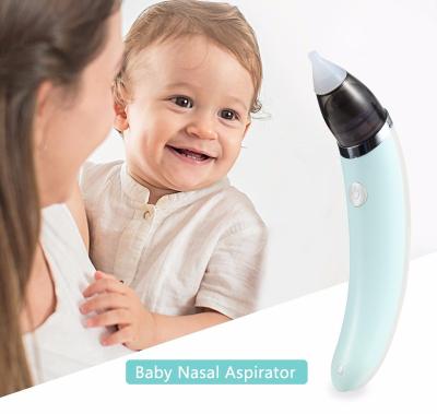 China 2021 New Design Baby Nose Care Product Baby Aspirator Silicone Electric Nasal Pump Nose Cleaner Cleaner Sucker for sale