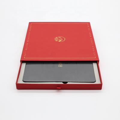 China Handmade Custom Luxury Drawer Style Packing Box for Notebook/Diary/Calendar/Agenda Sets for sale