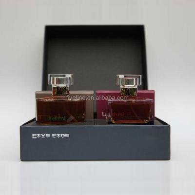 China Wholesale Price Handmade Luxury Black Color Perfume Box for sale