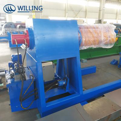 China Popular 8/10 ton hydraulic uncoiler/decoiler for steel coil WLHU for sale