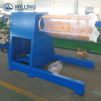 China With hydraulic metal coil expander chuck uncoiler/10 Ton Hydraulic Uncoiler/without coil car WLHU for sale