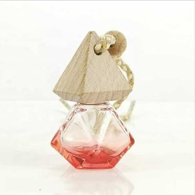 China PERFUME empty logo perfume car perfume bottle pendant gradient diffuser bottle wholesale for sale