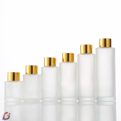 China 100ml 30ml 40ml 50ml 80ml 60ml Cosmetic Luxury Empty Toner Frosted Glass Bottle for sale