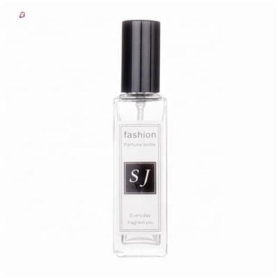 China Jolie Perfume Mist Spray Cosmetic Bottle Square Clear Lid 10ml 20ml 30ml for sale