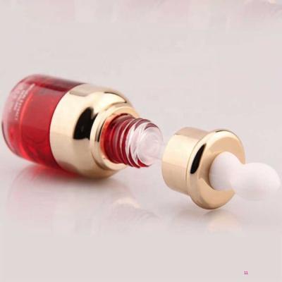 China Eco-friendly Recyclable Cosmetic Amber Glass Bottle Dropper Cosmetics 50ml Glass Serum Bottles Essential Oil for sale