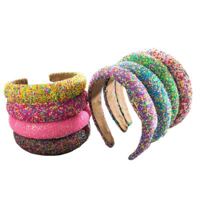 China / New Fashion Women's Hair Band Sponge Brim Headband Girls Wide Hair Wash Headwear Hair Accessories for sale