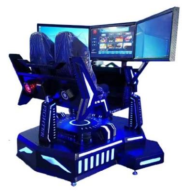 China Experience the Realism of Racing with 9D VR Dynamic Motion Race Car Driving Simulator for sale