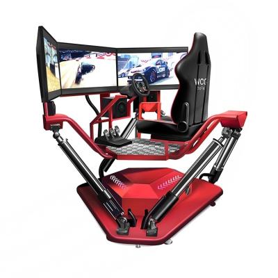 中国 1セット 9D仮想リアリティ レーシングカー 運転シミュレーター マルチプレイヤー VRレーシングゲームマシン 販売のため