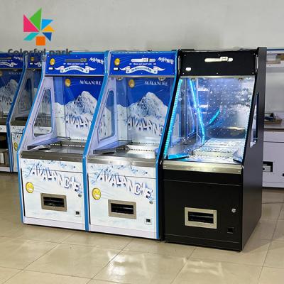 中国 カラフルパーク コイン操作 クーリング コインプッシャー アークードゲーム機 3歳 販売のため