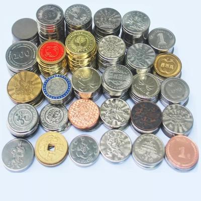 China Customized Yes 30 Pesos Coin Operated Games Custom Metal Gold Coin for Colorful Park for sale