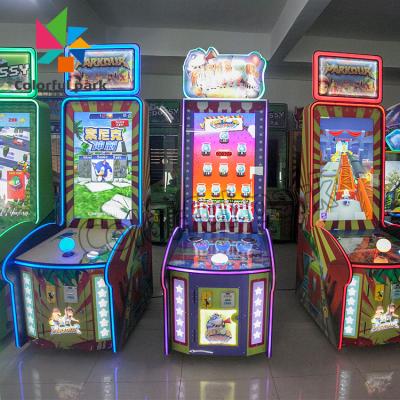 China Passiert Ja Alter 3 Jahre Farbenfrohe Parkplatz Ticketautomaten-Spiel Quick Drop Arcade Spannungen zu verkaufen