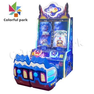 China Simulation Racing Game Machine Double Bend Spaceship Racing Machine for Large Game Hall for sale