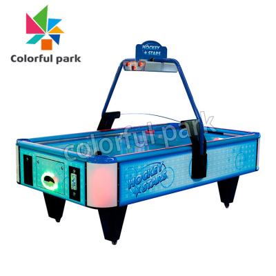 China Farbenfrohe Park-Münze Air Hockey Tisch Arcade-Spiel für 2 Spieler Farbenfrohe Gestaltung zu verkaufen