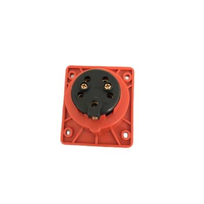 China Industrial Waterproof Angle Angled Male And Female 32a Industrial Plug And Socket for sale