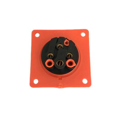 China Industrial Panel Mount 3 Pin Power Connector Male And Female Industrial Plug And Socket for sale