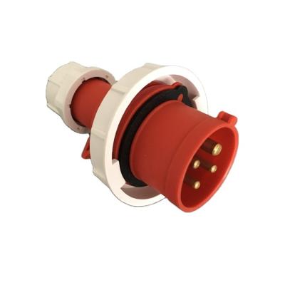 China New type 16a panel socket sale industrial well male female industrial socket for sale